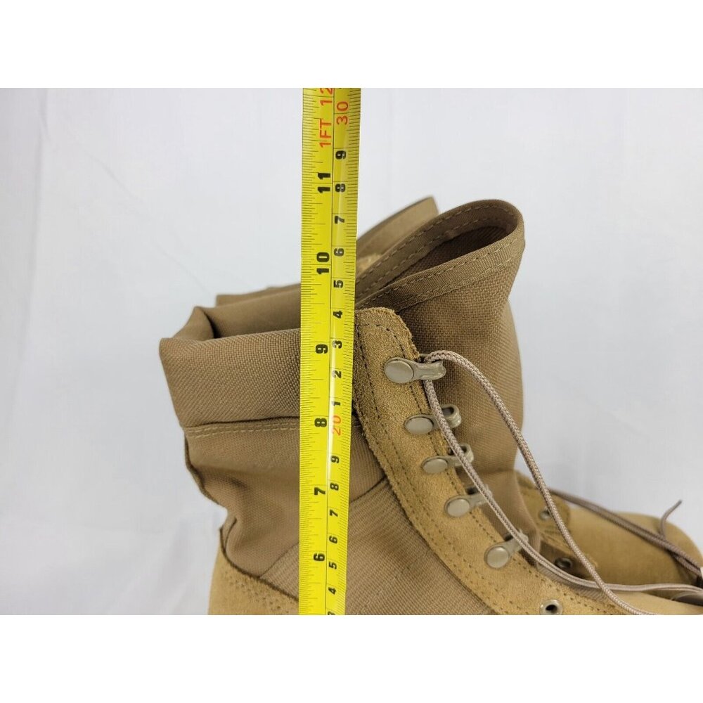 Vibram Military Hot Weather Coyote Combat Boots Mens Size 10 R Regular 798 Brown - Picture 2 of 12